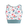 Energetiks Natalie 4-Way Crop Top | Stone Blue