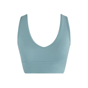 Energetiks Natalie 4-Way Crop Top | Stone Blue