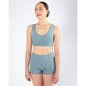 Energetiks Natalie 4-Way Crop Top | Stone Blue