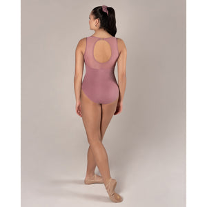 Energetiks Natalie Open Back Leotard | Mauve Haze (Adult)