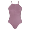 Energetiks Isabelle Zip Leotard | Mauve Haze (Adult)