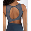 Energetiks Celeste High Neck Leotard | Elemental Blue