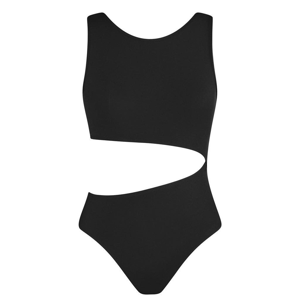 Energetiks Celeste High Neck Leotard | Black