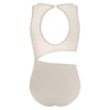 Energetiks Celeste High Neck Leotard | Ivory Sands