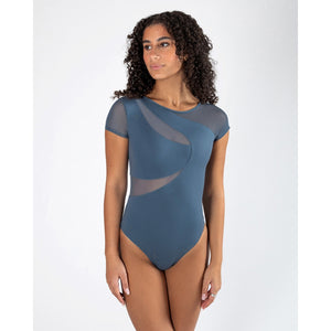 Energetiks Delta Cap Sleeve Leotard | Elemental Blue