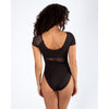 Energetiks Delta Cap Sleeve Leotard | Black