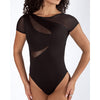 Energetiks Delta Cap Sleeve Leotard | Black