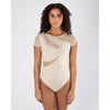 Energetiks Delta Cap Sleeve Leotard | Ivory Sands