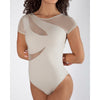 Energetiks Delta Cap Sleeve Leotard | Ivory Sands