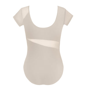 Energetiks Delta Cap Sleeve Leotard | Ivory Sands