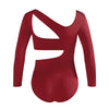 Energetiks Xenia 3/4 Sleeve Leotard | Crimson Red