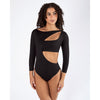 Energetiks Xenia 3/4 Sleeve Leotard | Black