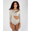 Energetiks Xenia 3/4 Sleeve Leotard | Ivory Sands