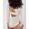 Energetiks Xenia 3/4 Sleeve Leotard | Ivory Sands