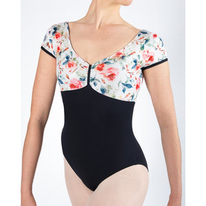 Energetiks Alexandra Cap Sleeve Leotard | Black