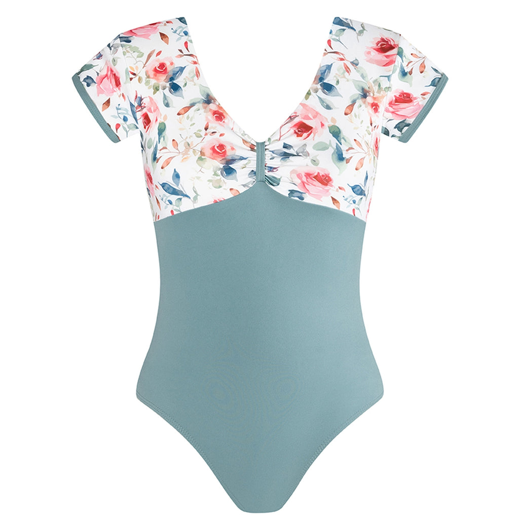 Energetiks Alexandra Cap Sleeve Leotard | Stone Blue