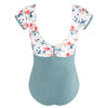 Energetiks Alexandra Cap Sleeve Leotard | Stone Blue