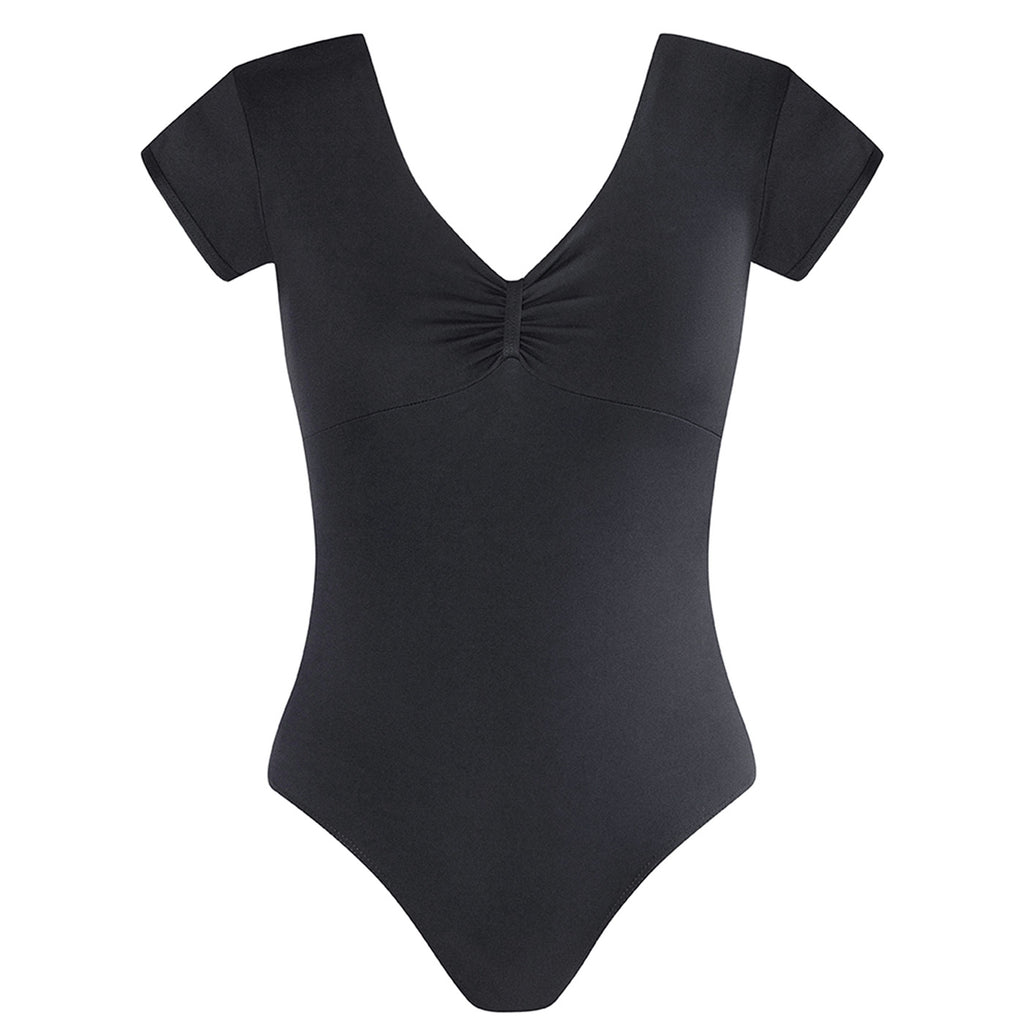 Energetiks Alexandra Cap Sleeve Leotard | Black