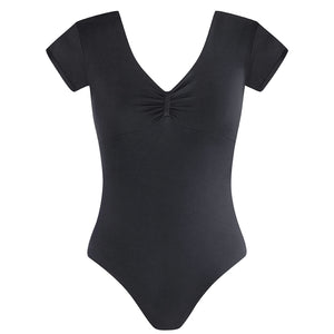 Energetiks Alexandra Cap Sleeve Leotard | Black