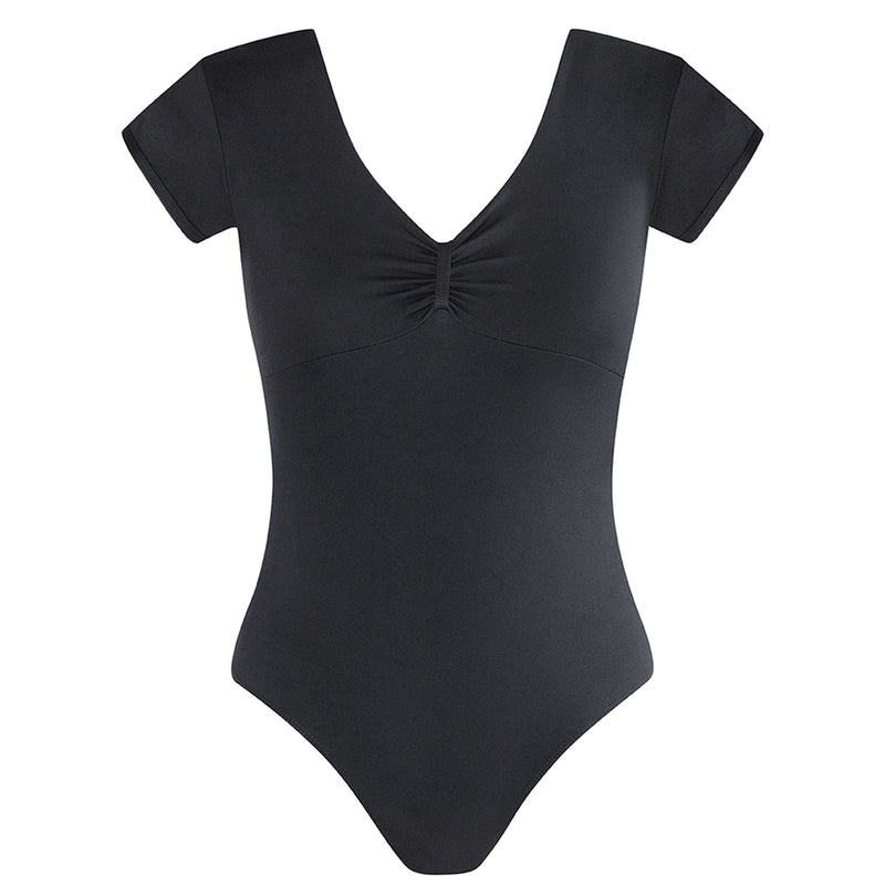 Energetiks Alexandra Cap Sleeve Leotard | Black