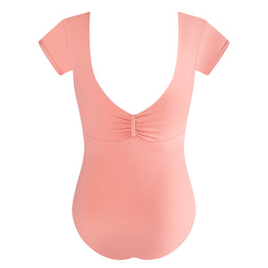 Energetiks Alexandra Cap Sleeve Leotard | Coral Haze