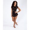 Energetiks Natalia Mesh Split Skirt | Black
