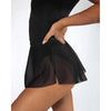 Energetiks Natalia Mesh Split Skirt | Black