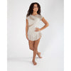 Energetiks Natalia Mesh Split Skirt | Ivory Sands