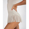Energetiks Natalia Mesh Split Skirt | Ivory Sands