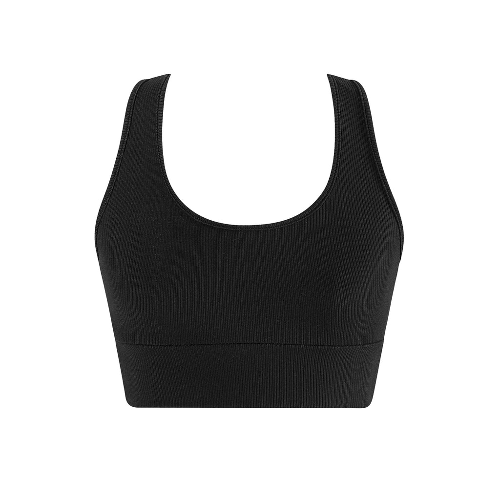 Energetiks Eve Rib Crop | Black