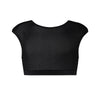 Energetiks Ashi Crop Top | Black Mesh