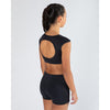 Energetiks Ashi Crop Top | Black Mesh