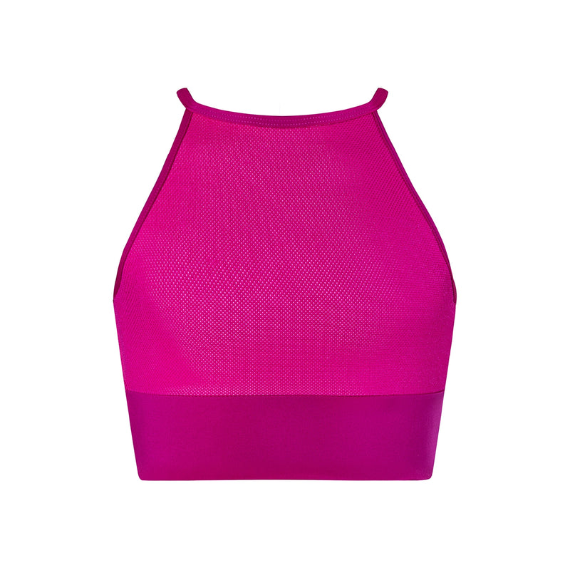 Energetiks Tora Crop Top | Mulberry