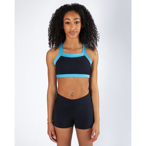 Energetiks Remi Twist Crop Top | Black