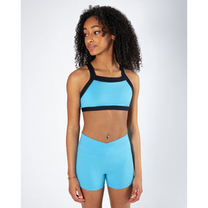 Energetiks Remi Twist Crop Top | Sky Blue
