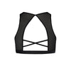 Energetiks Tate Crop Top | Black Mesh