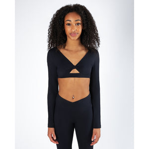 Energetiks Avery Long Sleeve Crop | Black