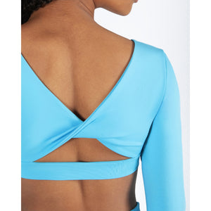 Energetiks Avery Long Sleeve Crop | Sky Blue