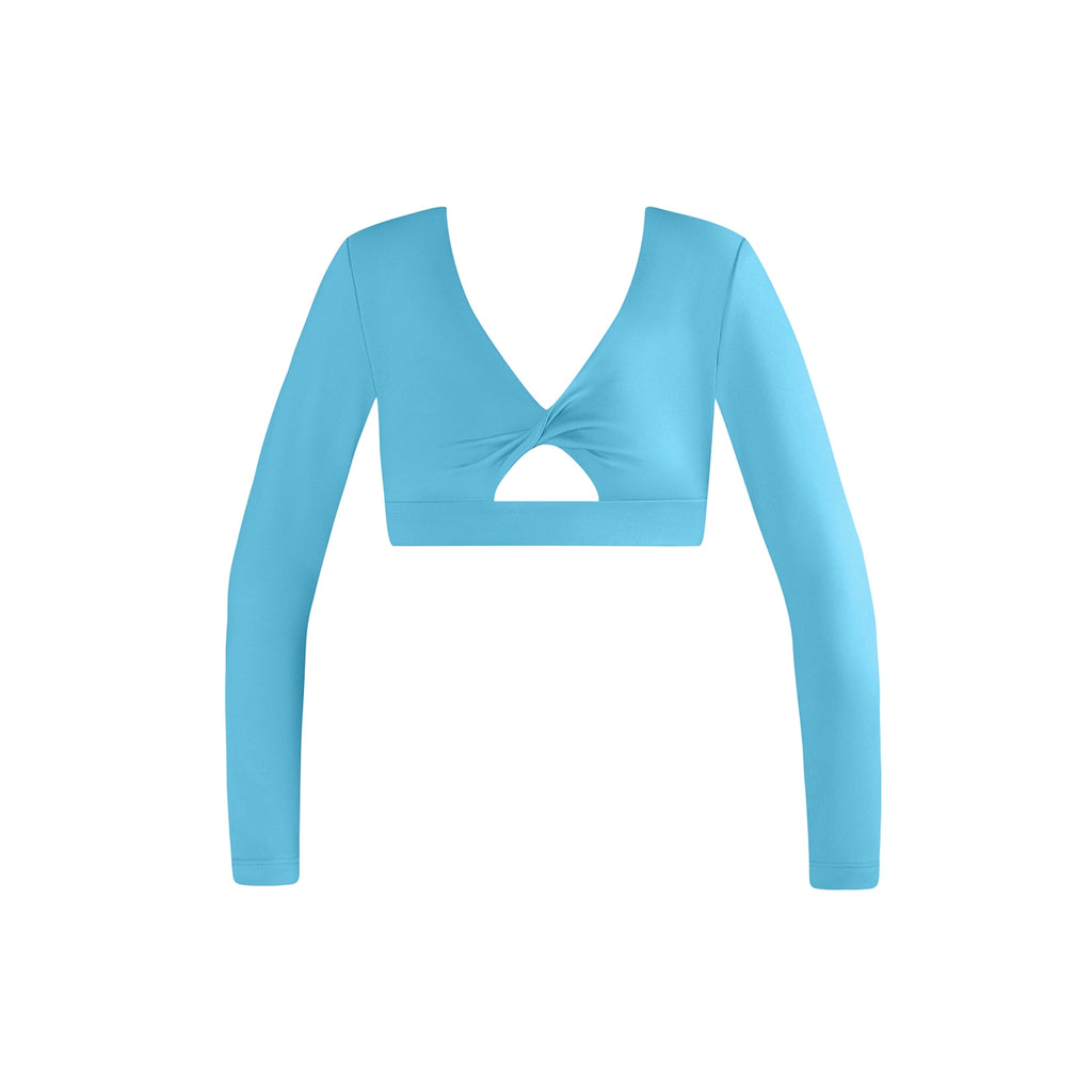 Energetiks Avery Long Sleeve Crop | Sky Blue