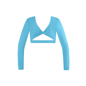 Energetiks Avery Long Sleeve Crop | Sky Blue
