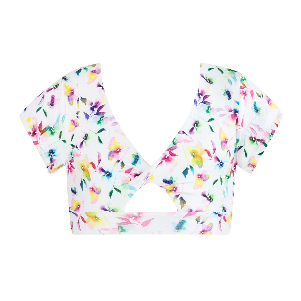 Energetiks Avery Cap Sleeve Crop | Bloom