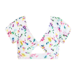 Energetiks Avery Cap Sleeve Crop | Bloom