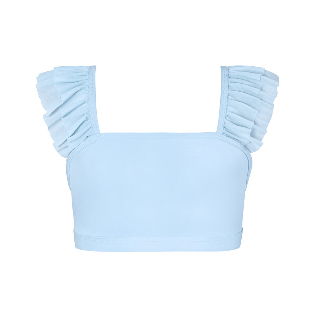 Energetiks Ruby Mesh Crop | Baby Blue (Child)