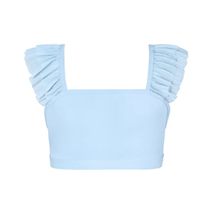 Energetiks Ruby Mesh Crop | Baby Blue (Child)