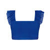 Energetiks Ruby Mesh Crop | Cobalt (Child)