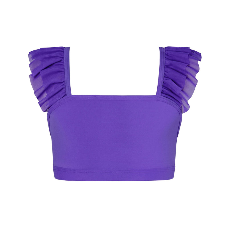 Energetiks Ruby Mesh Crop | Party Purple (Child)