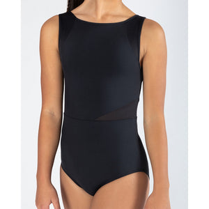 Energetiks Alaina Leotard | Black Mesh