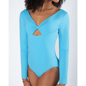 Energetiks Avery Long Sleeve Leotard | Sky Blue