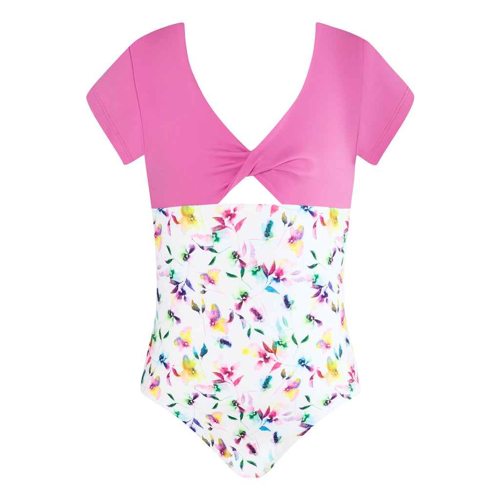 Energetiks Avery Cap Sleeve Leotard | Bloom