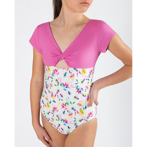 Energetiks Avery Cap Sleeve Leotard | Bloom